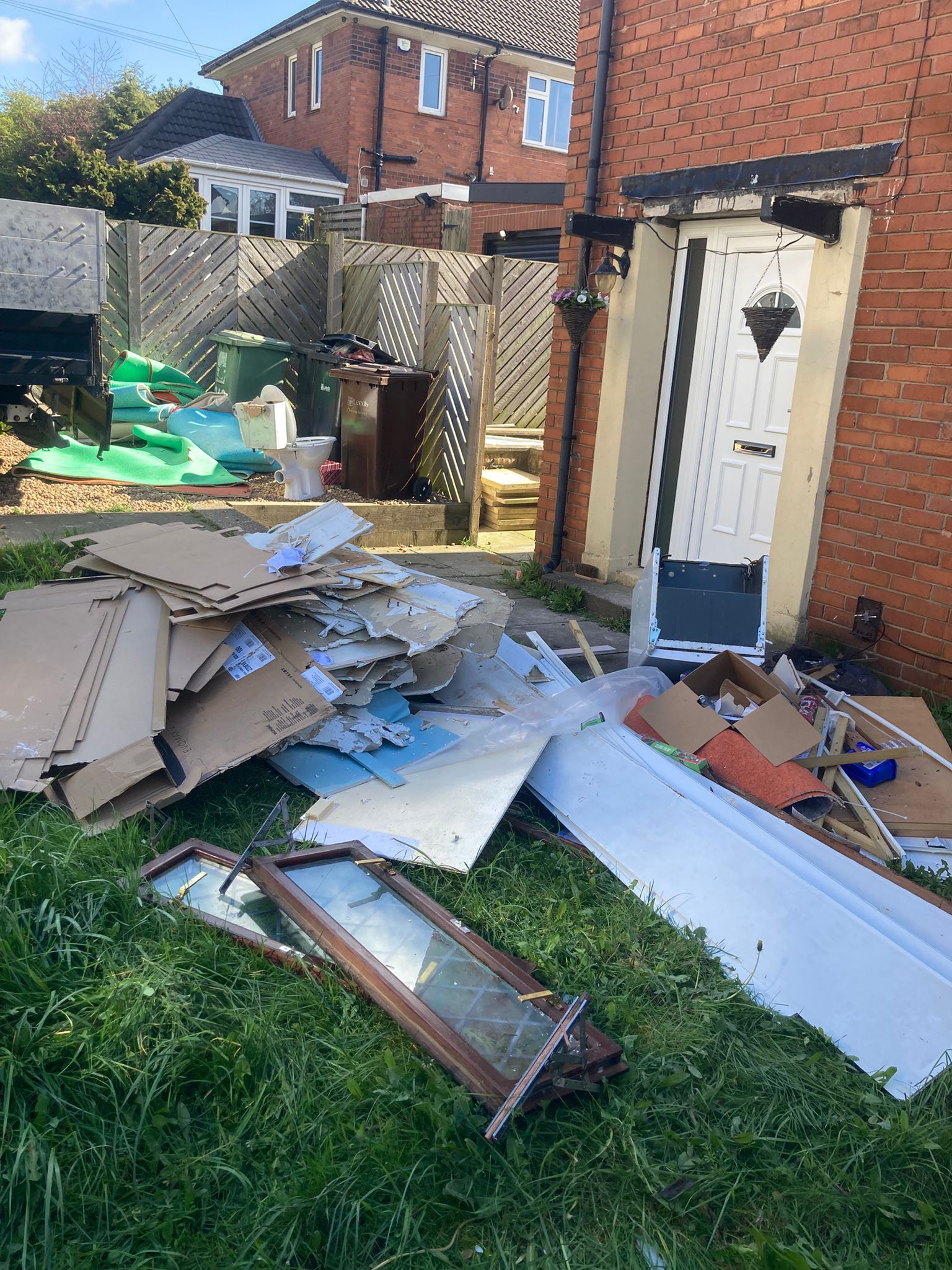 Front Garden Clearance — Before