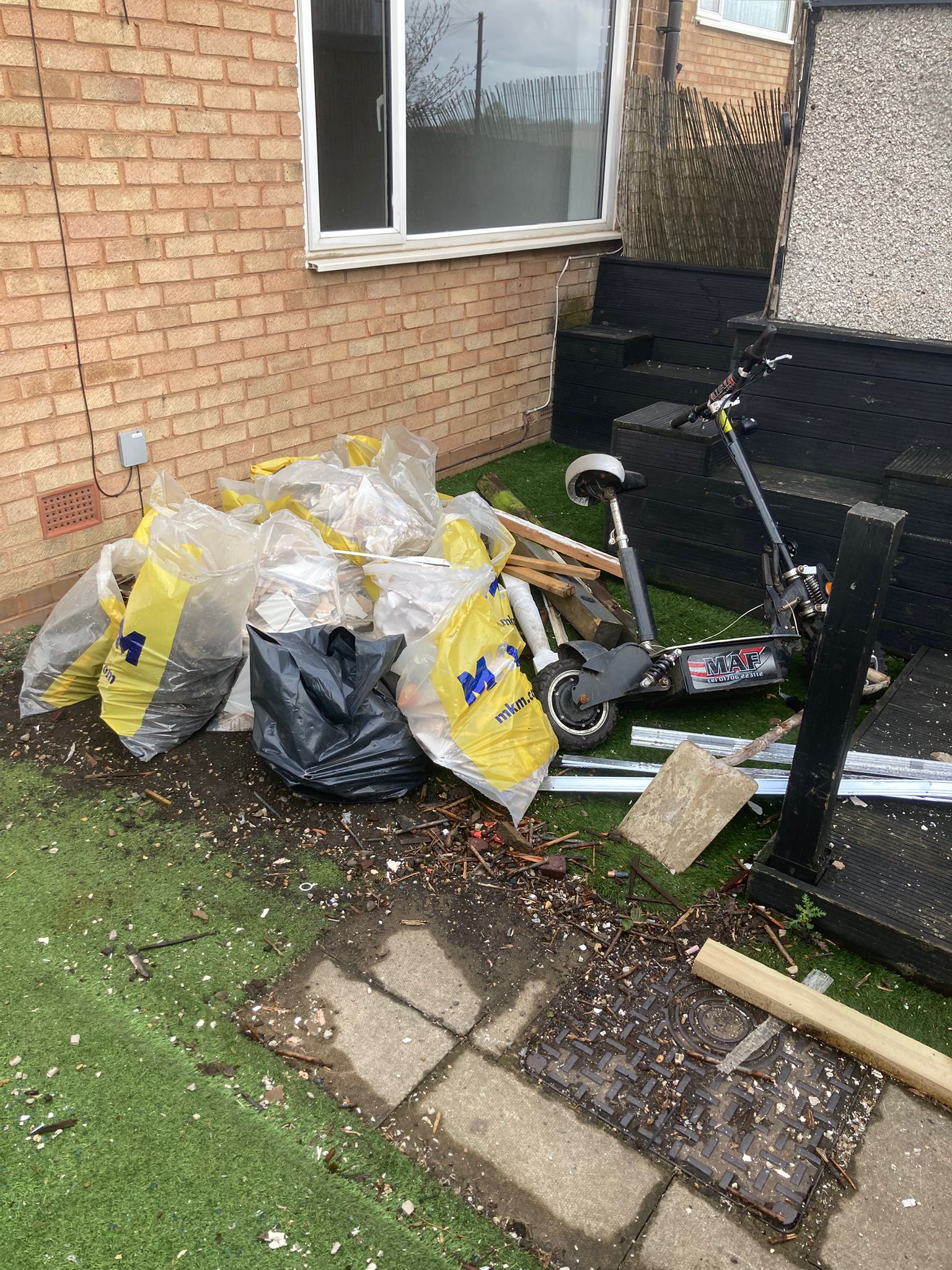 Garden Clearance — Before