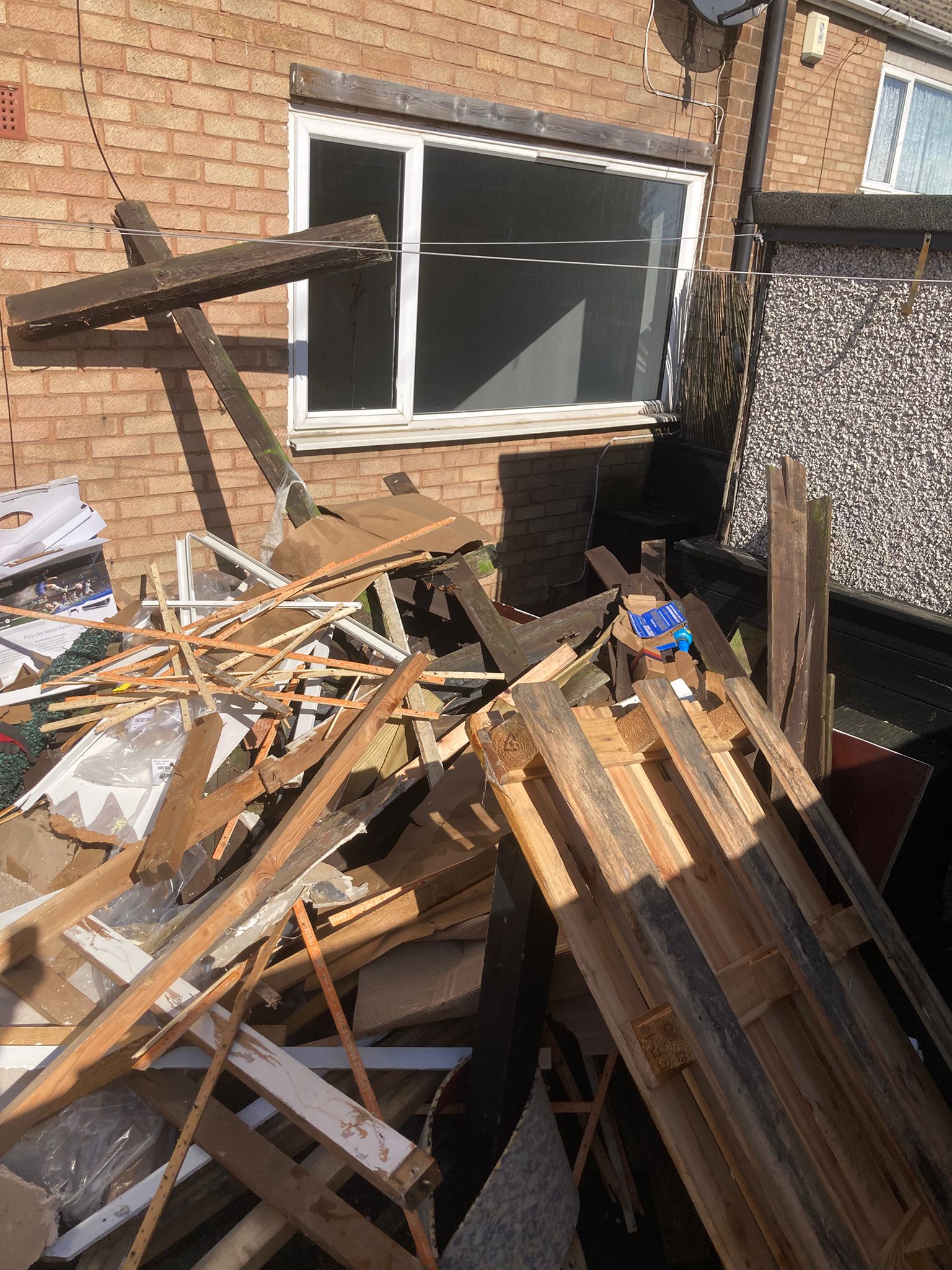 Timber & Pallets — Before